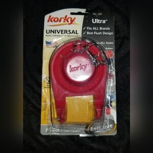 Red Universal Korky Ultra No. 100 Toilet Tank Flapper 2 inch